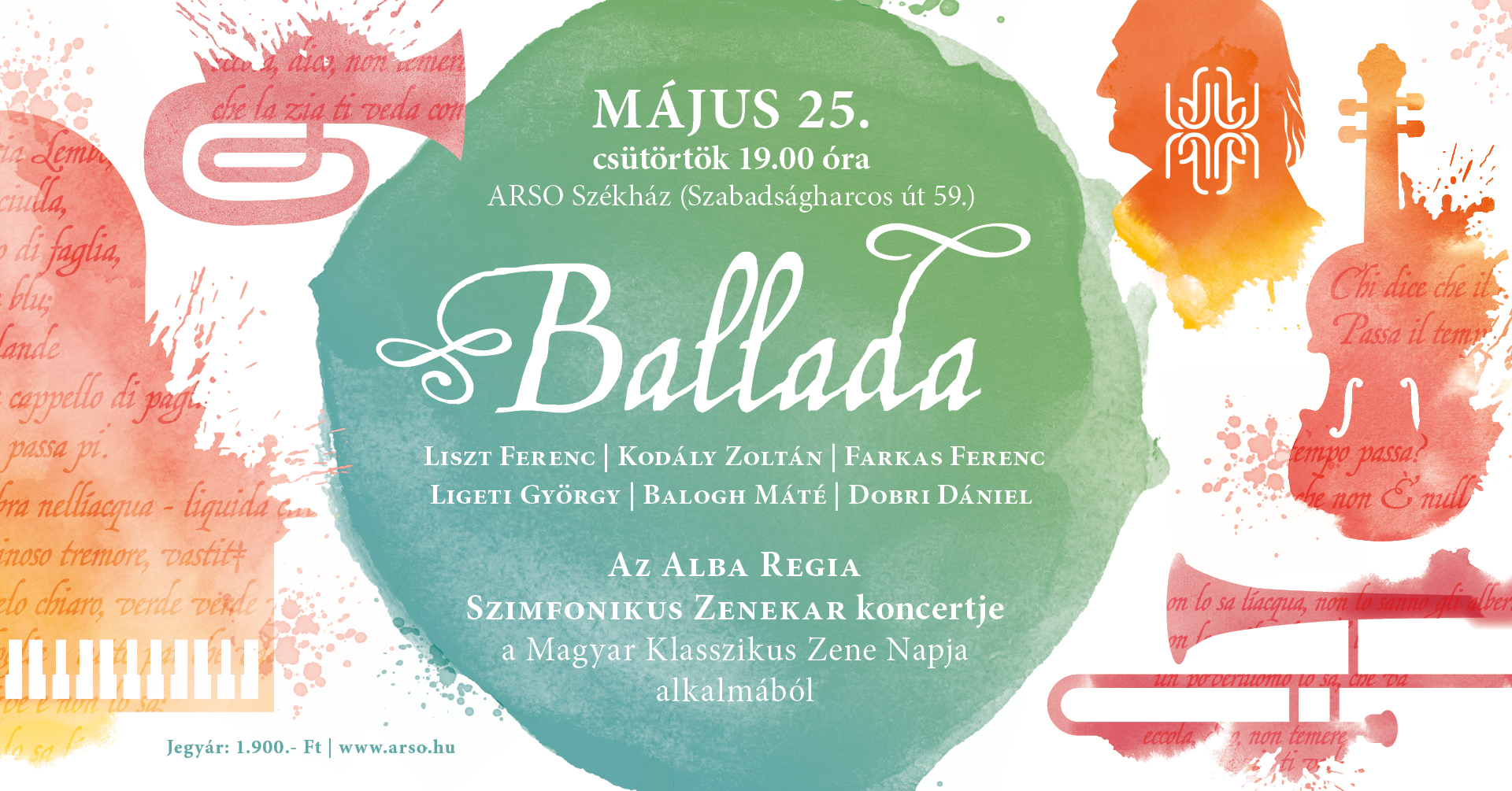 Ballada - az Alba Regia Szimfonikus Zenekar Magyar Klasszikus Zene Napja alkalmából tartott koncertje