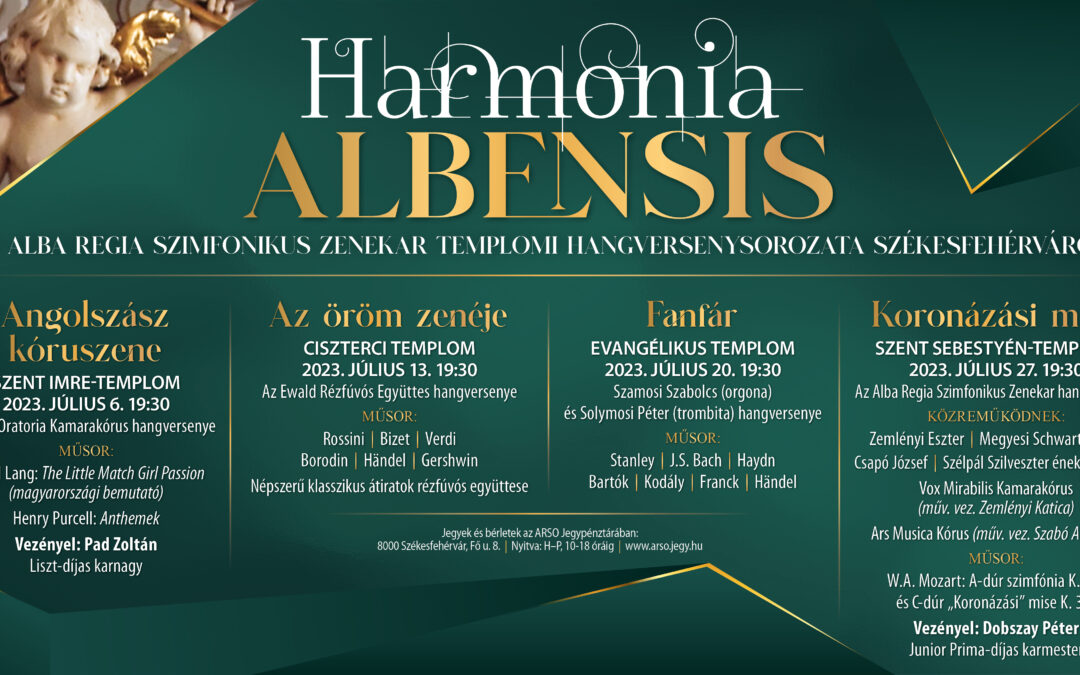 HARMONIA ALBENSIS 2023 – Angolszász kóruszene